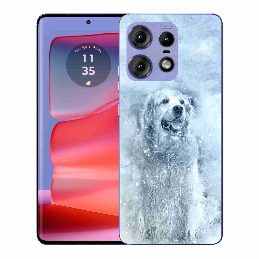 Gelový kryt mmCase na Motorola Edge 50 Pro - retrívr