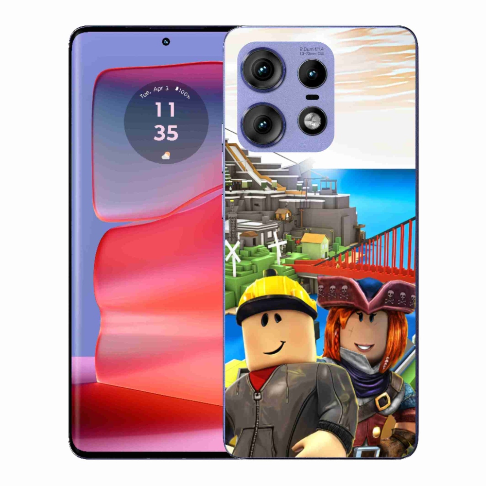 Gelový kryt mmCase na Motorola Edge 50 Pro - roblox 1