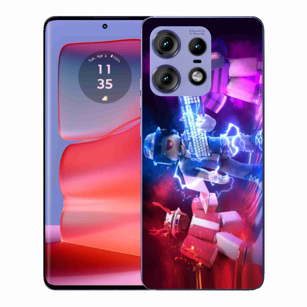 Gelový kryt mmCase na Motorola Edge 50 Pro - roblox