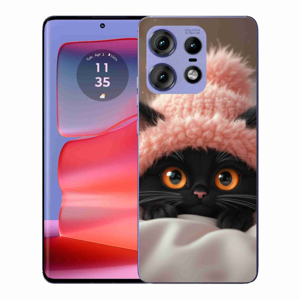 Gelový kryt mmCase na Motorola Edge 50 Pro - roztomilé kotě 7