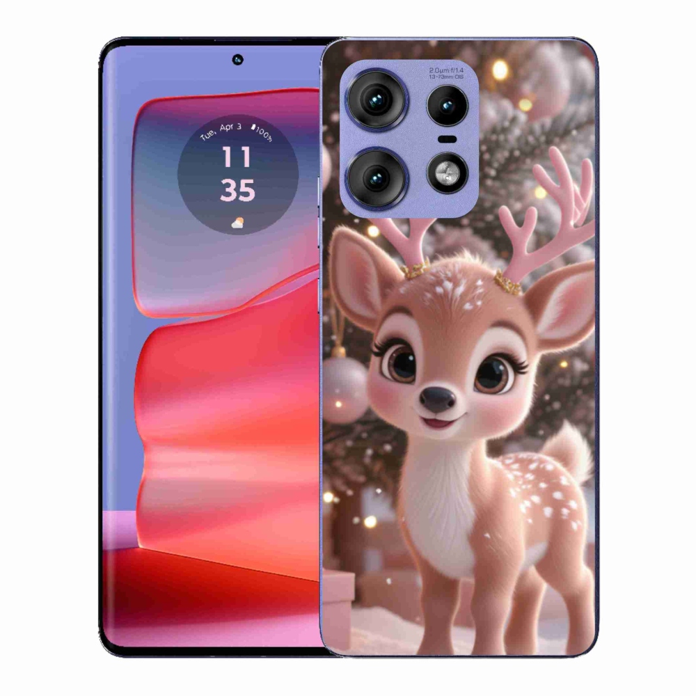 Gelový kryt mmCase na Motorola Edge 50 Pro - roztomilý sob