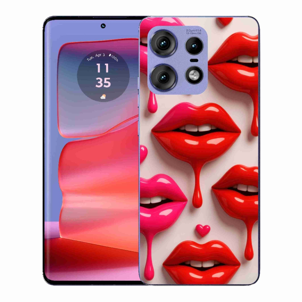 Gelový kryt mmCase na Motorola Edge 50 Pro - rty 2