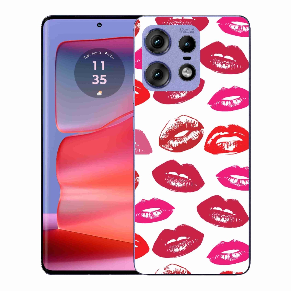 Gelový kryt mmCase na Motorola Edge 50 Pro - rty