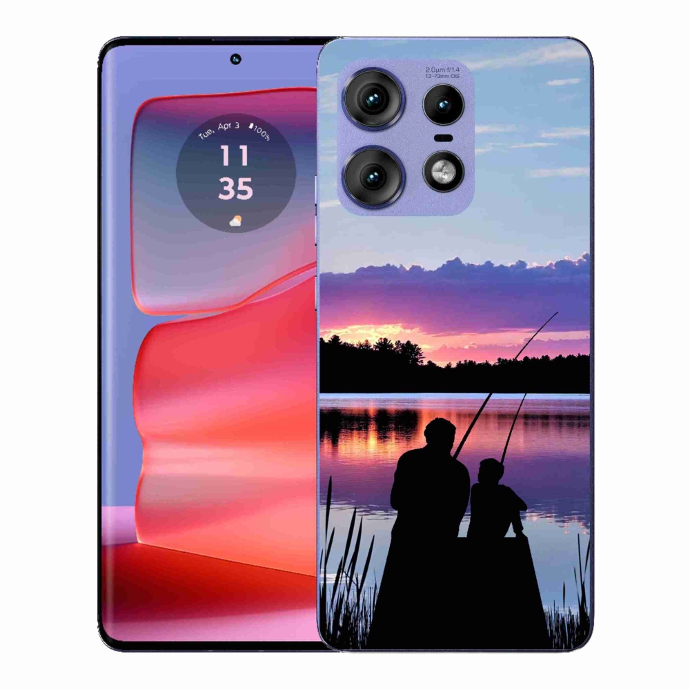 Gelový kryt mmCase na Motorola Edge 50 Pro - rybaření 2