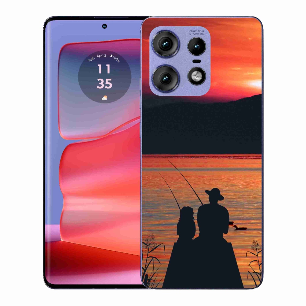 Gelový kryt mmCase na Motorola Edge 50 Pro - rybaření 3