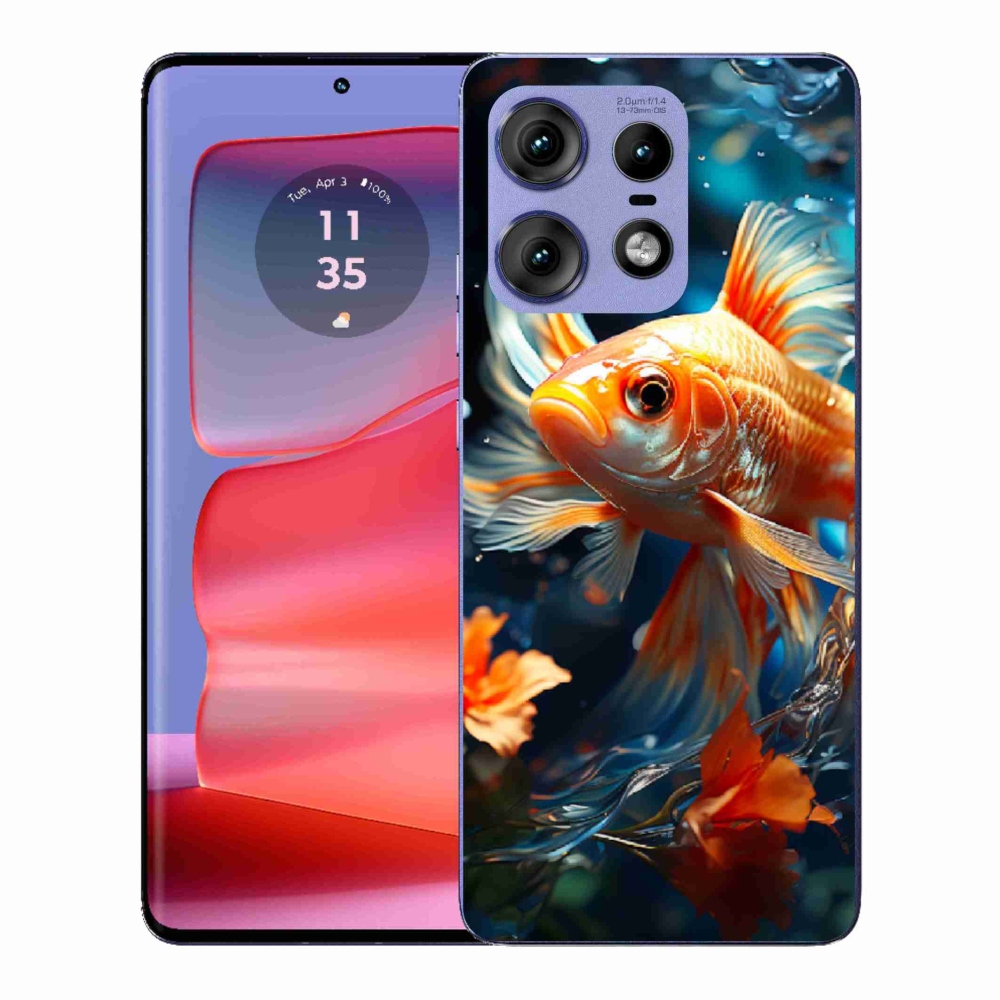Gelový kryt mmCase na Motorola Edge 50 Pro - rybka