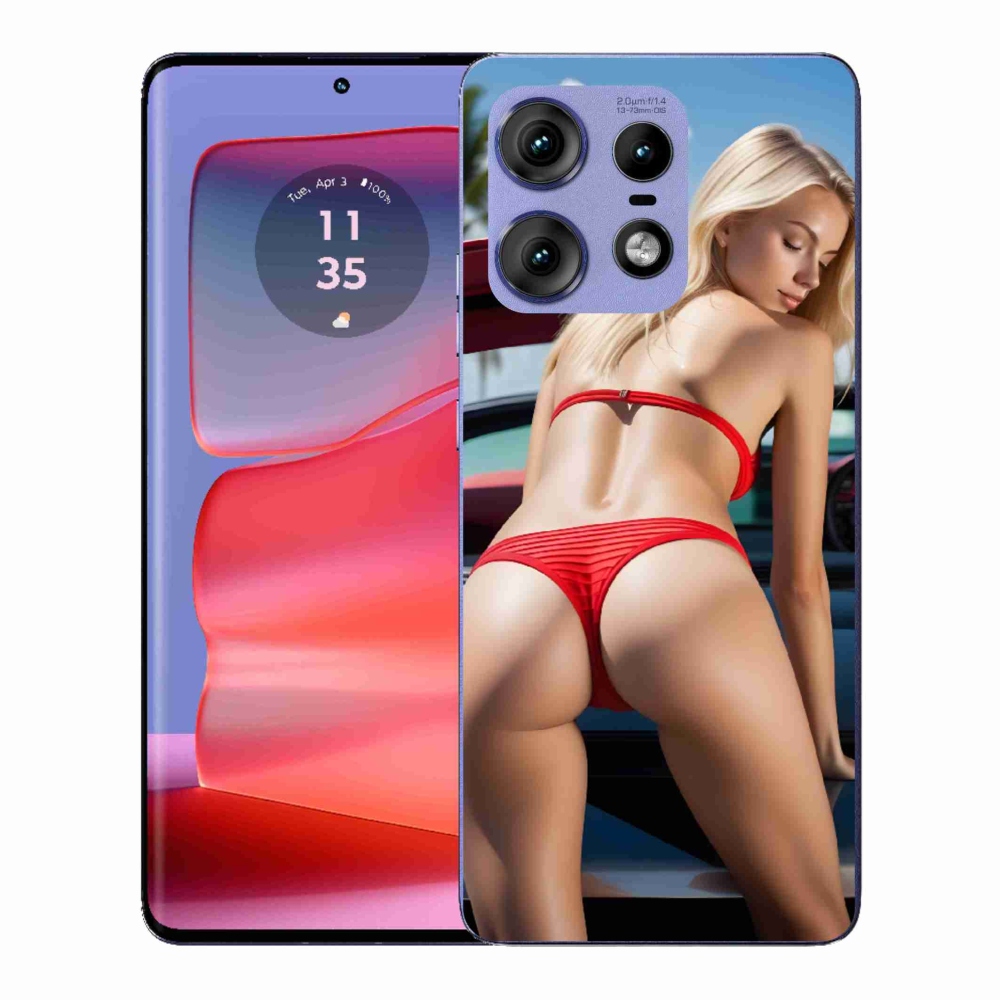 Gelový kryt mmCase na Motorola Edge 50 Pro - sexy žena 2