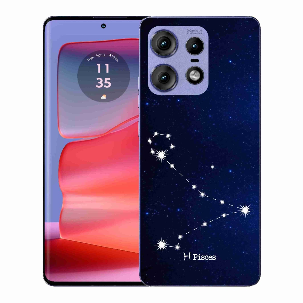 Gelový kryt mmCase na Motorola Edge 50 Pro - souhvězdí Ryby