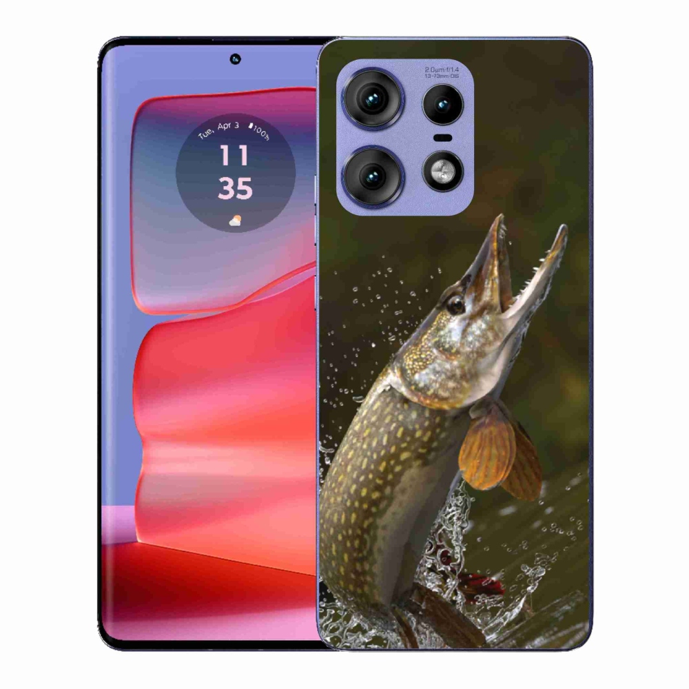 Gelový kryt mmCase na Motorola Edge 50 Pro - štika