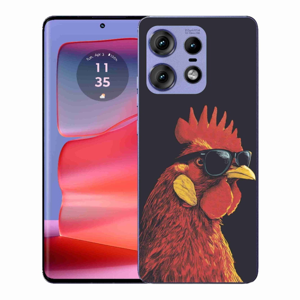 Gelový kryt mmCase na Motorola Edge 50 Pro - stylový kohout
