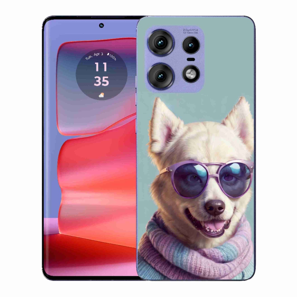 Gelový kryt mmCase na Motorola Edge 50 Pro - stylový německý špic