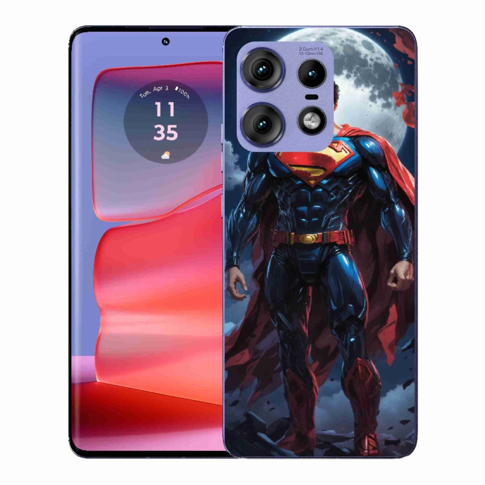 Gelový kryt mmCase na Motorola Edge 50 Pro - superman