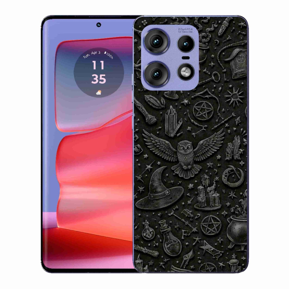 Gelový kryt mmCase na Motorola Edge 50 Pro - tmavý magický svět