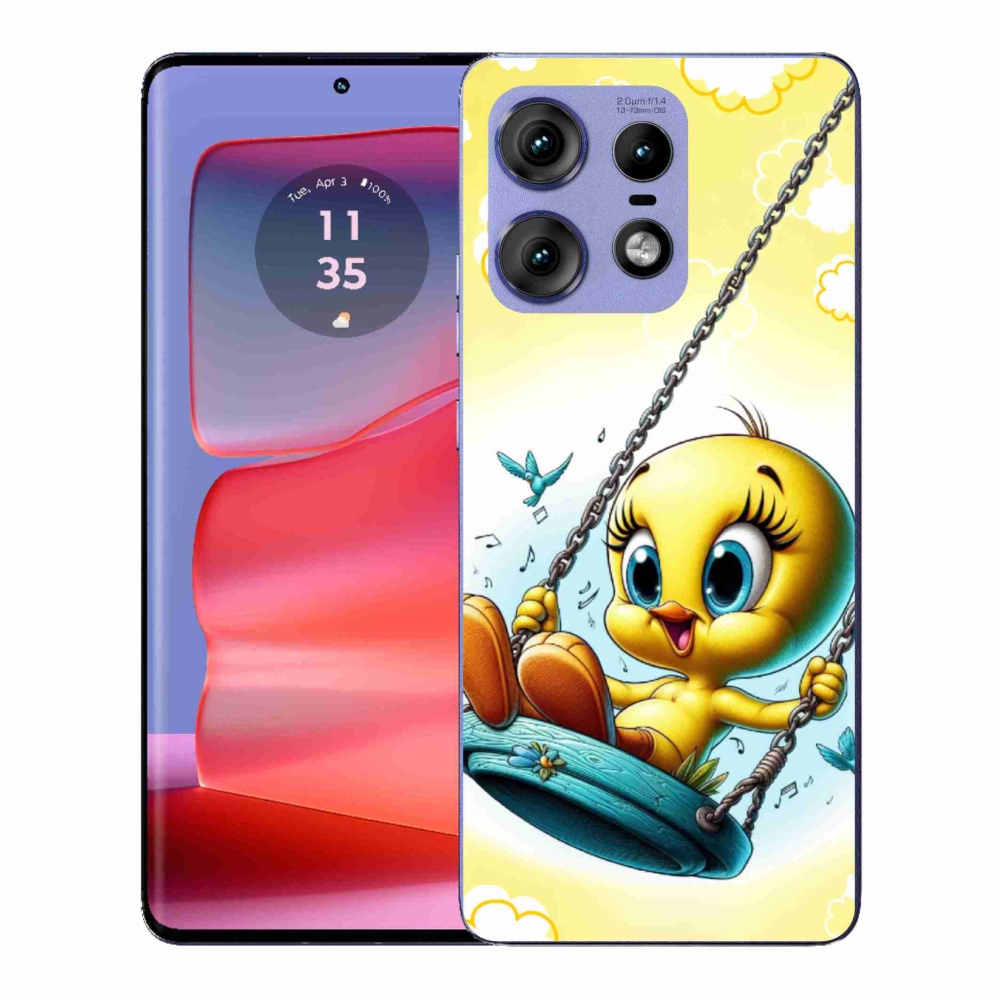 Gelový kryt mmCase na Motorola Edge 50 Pro - tweety