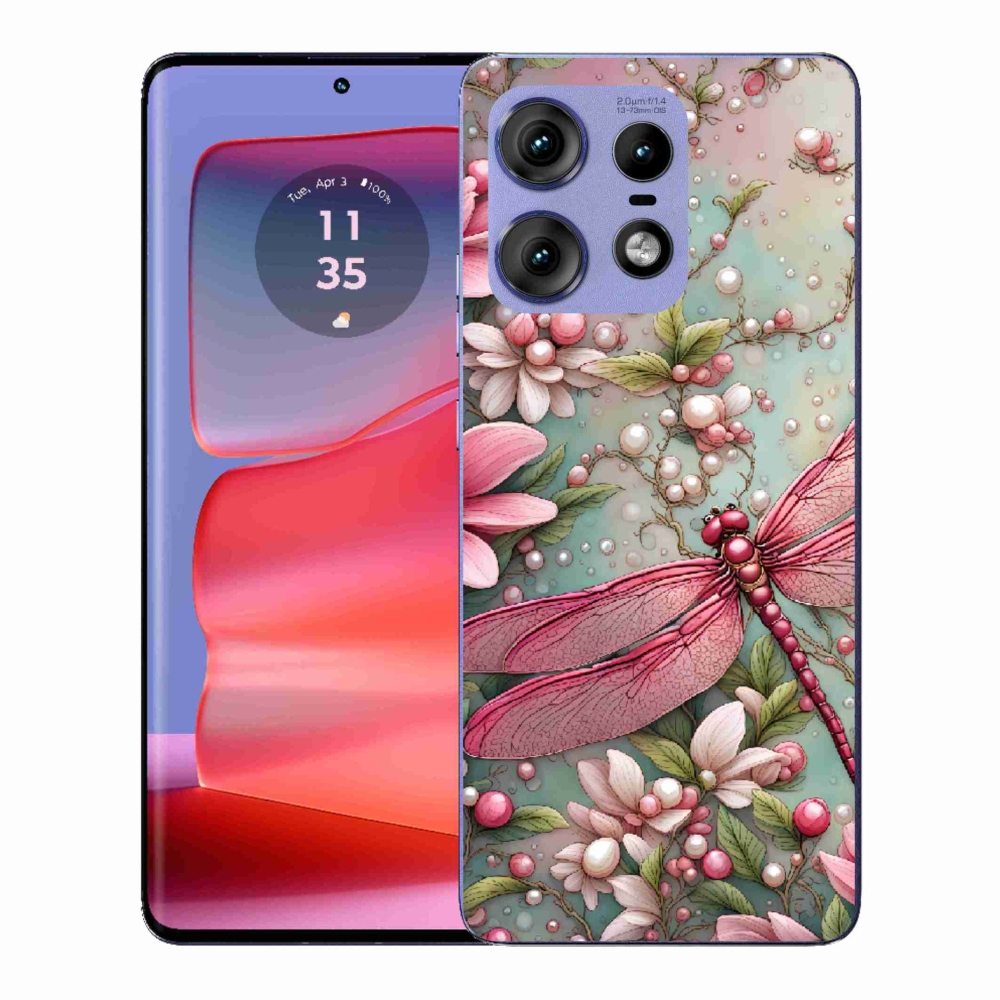 Gelový kryt mmCase na Motorola Edge 50 Pro - vážka