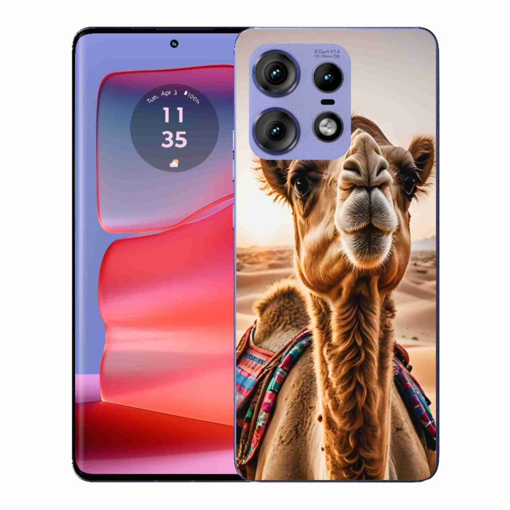 Gelový kryt mmCase na Motorola Edge 50 Pro - velbloud