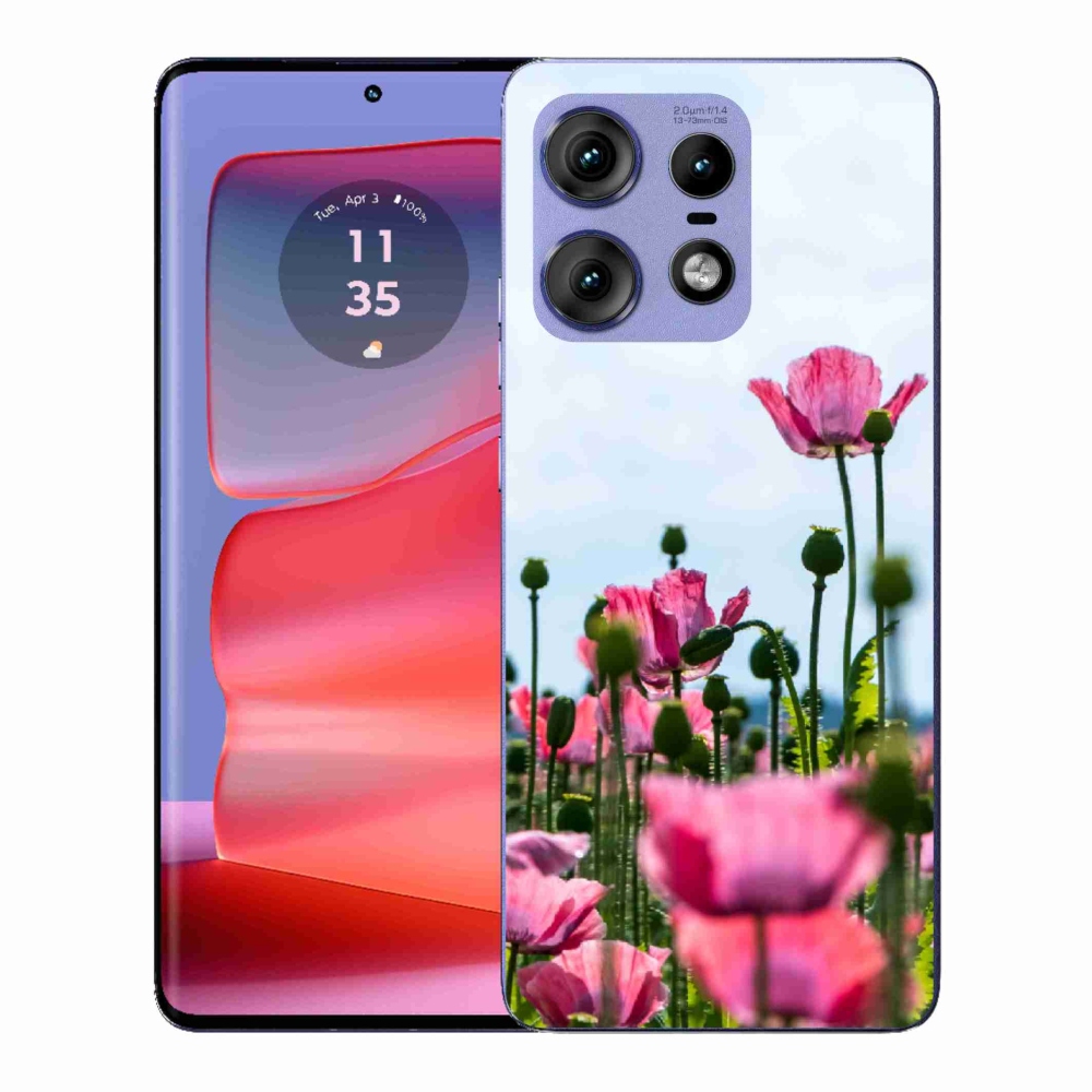 Gelový kryt mmCase na Motorola Edge 50 Pro - vlčí mák