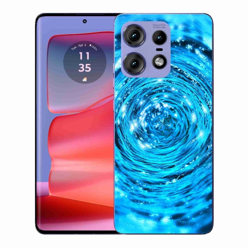 Gelový kryt mmCase na Motorola Edge 50 Pro - vodní vír