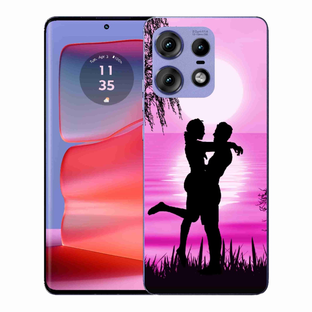 Gelový kryt mmCase na Motorola Edge 50 Pro - západ slunce