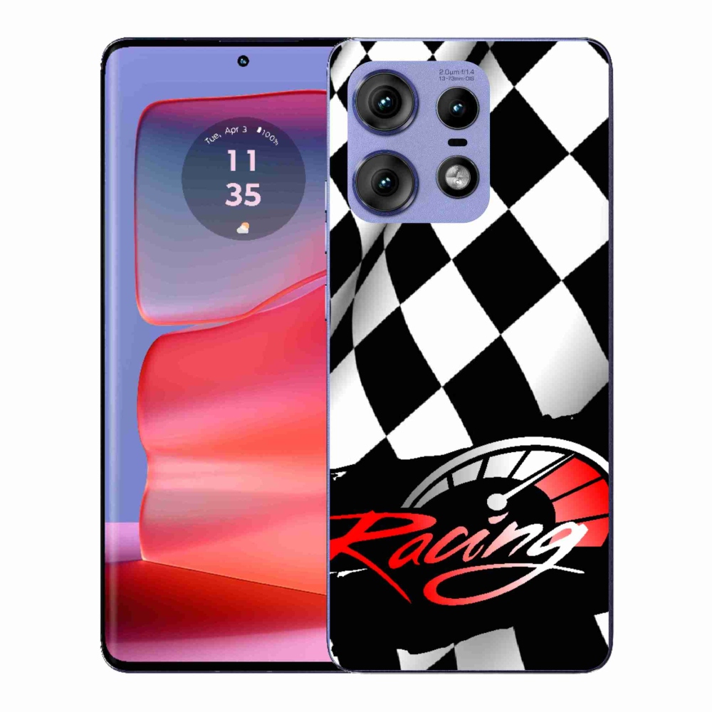 Gelový kryt mmCase na Motorola Edge 50 Pro - závodění