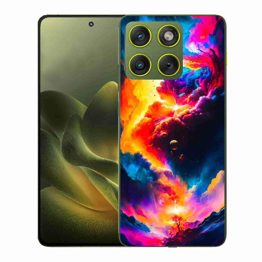 Gelový kryt mmCase na Motorola Edge 70 - abstraktní motiv