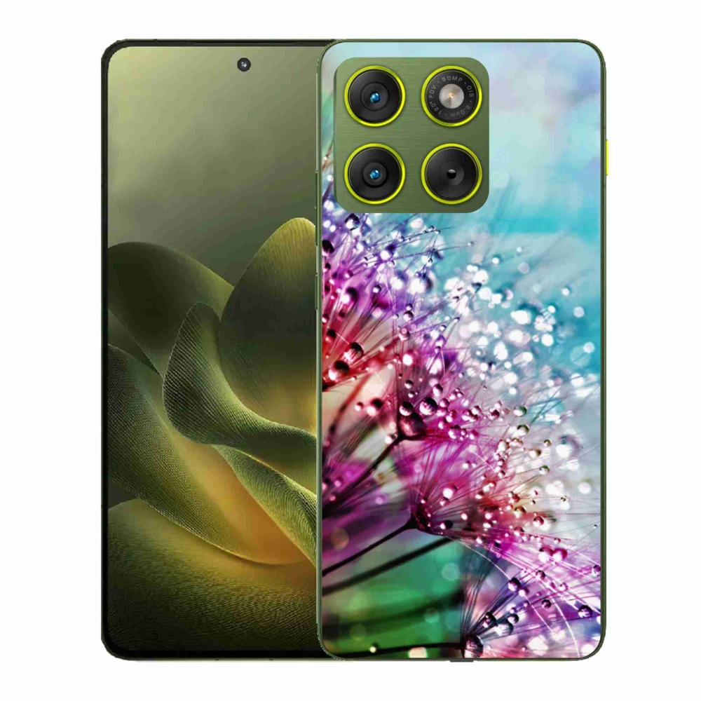 Gelový kryt mmCase na Motorola Edge 70 - barevné květy