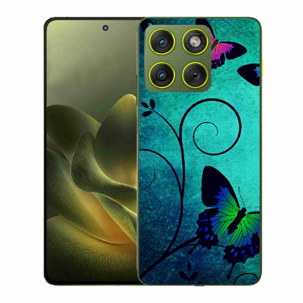 Gelový kryt mmCase na Motorola Edge 70 - barevní motýli