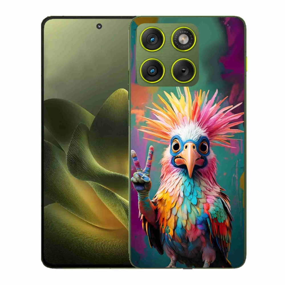 Gelový kryt mmCase na Motorola Edge 70 - barevný rebel