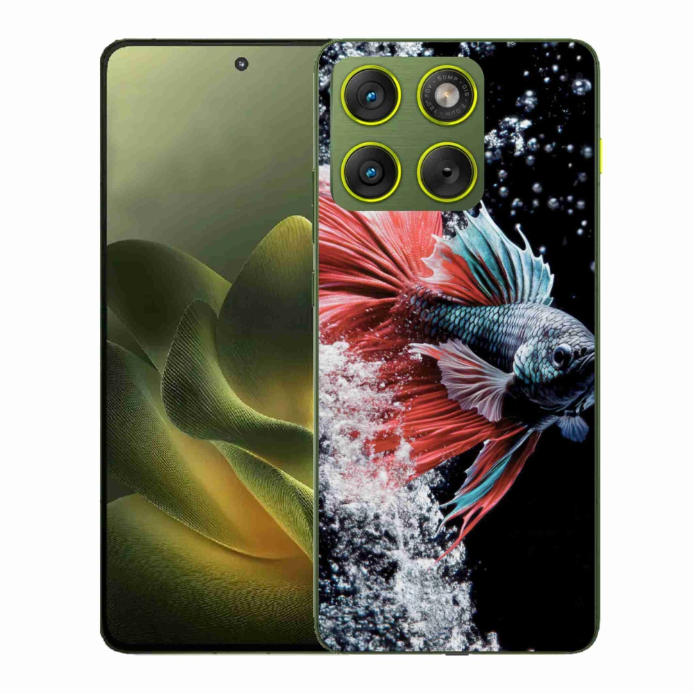 Gelový kryt mmCase na Motorola Edge 70 - bojovnice pestrá