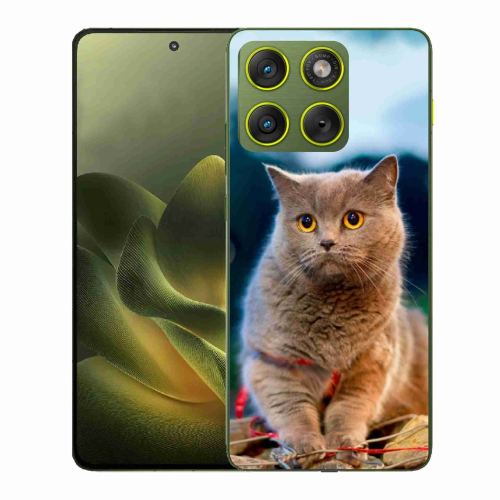 Gelový kryt mmCase na Motorola Edge 70 - britská modrá 2