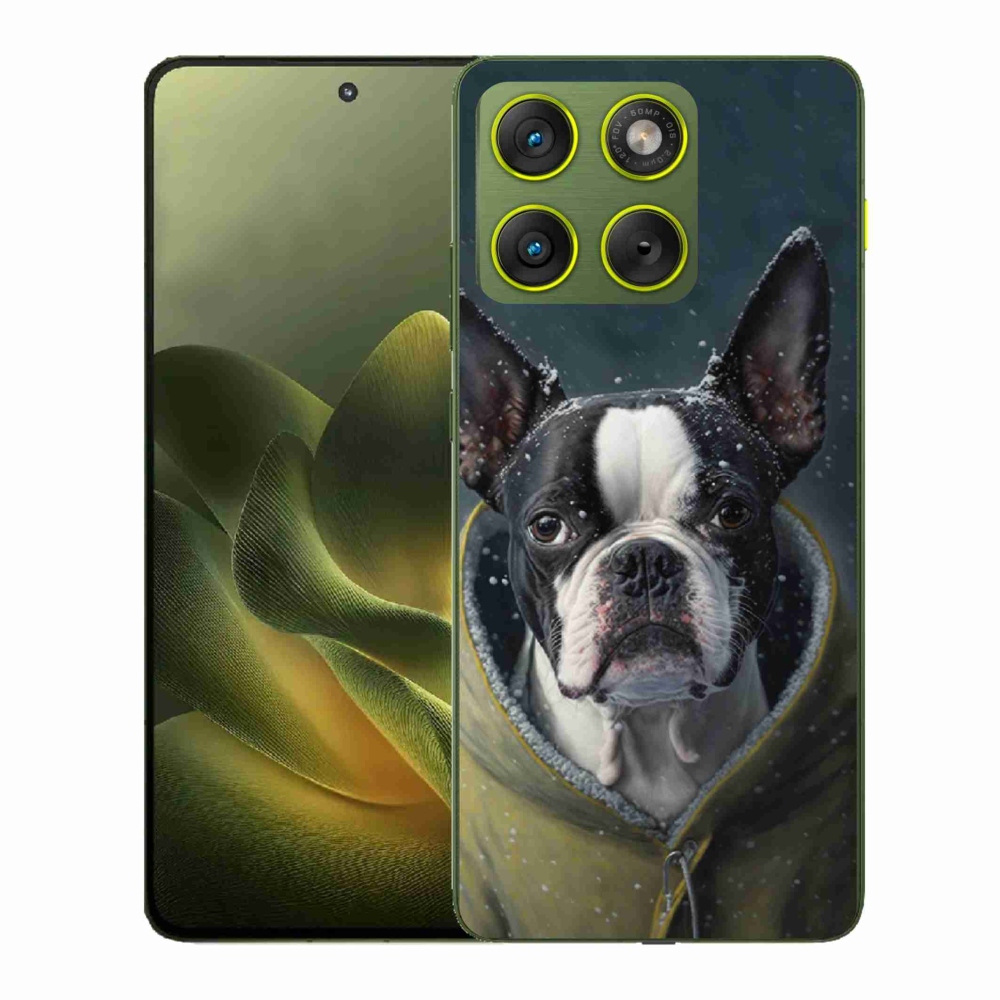 Gelový kryt mmCase na Motorola Edge 70 - buldoček