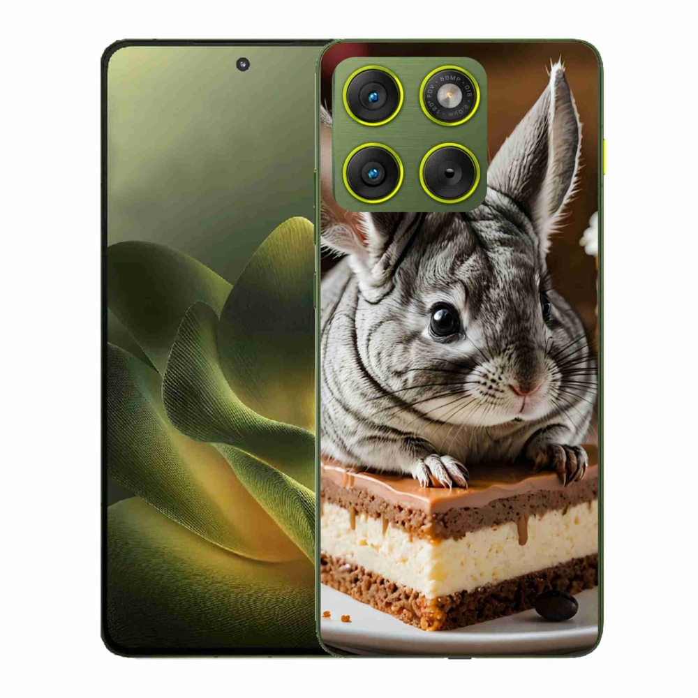 Gelový kryt mmCase na Motorola Edge 70 - činčila