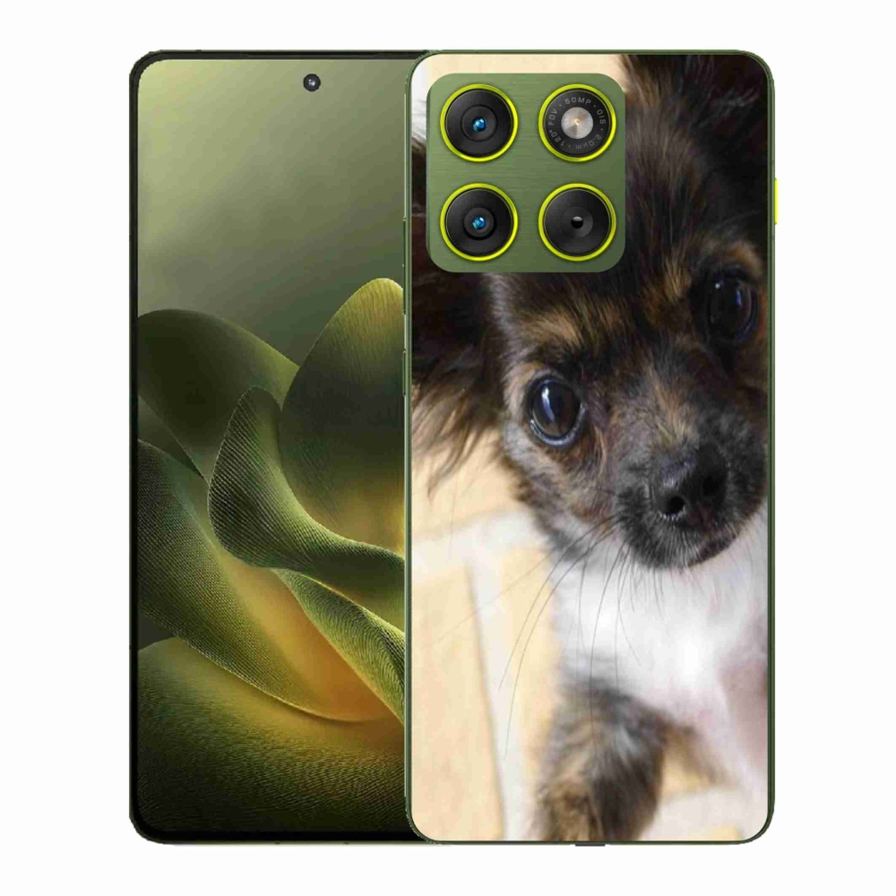 Gelový kryt mmCase na Motorola Edge 70 - čivava 2