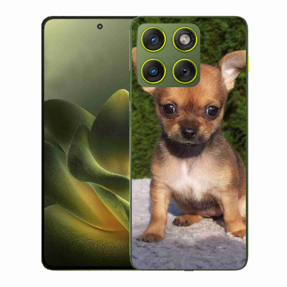 Gelový kryt mmCase na Motorola Edge 70 - čivava 3