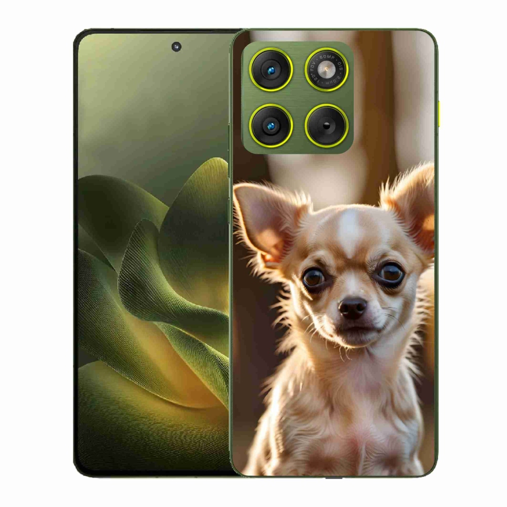 Gelový kryt mmCase na Motorola Edge 70 - čivava 6