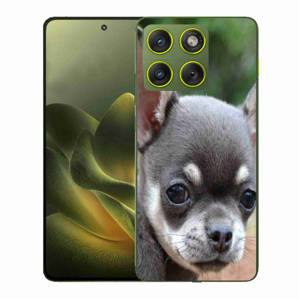 Gelový kryt mmCase na Motorola Edge 70 - čivava
