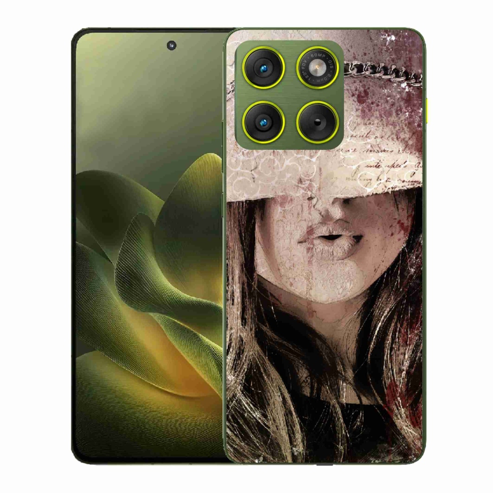 Gelový kryt mmCase na Motorola Edge 70 - dívka