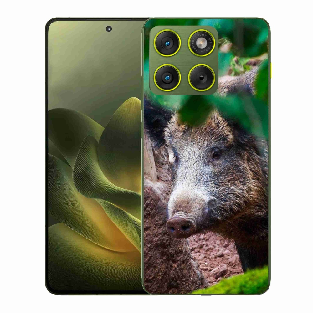 Gelový kryt mmCase na Motorola Edge 70 - divoké prase
