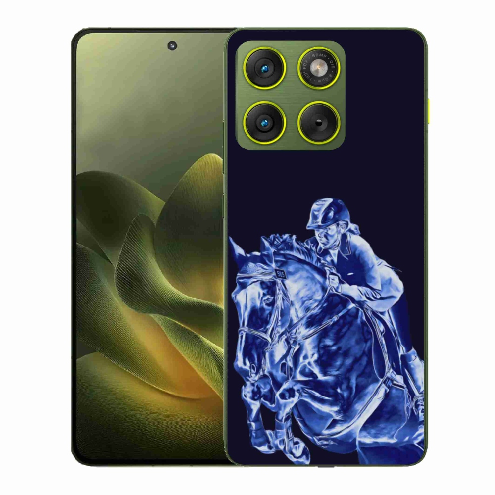 Gelový kryt mmCase na Motorola Edge 70 - dostihový kůň