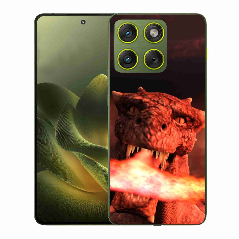Gelový kryt mmCase na Motorola Edge 70 - drak