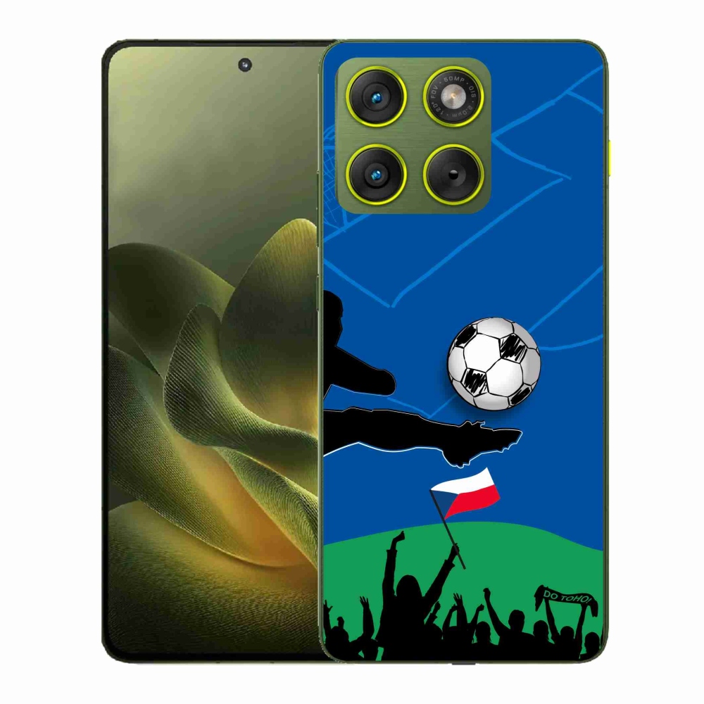 Gelový kryt mmCase na Motorola Edge 70 - fanoušci fotbalu