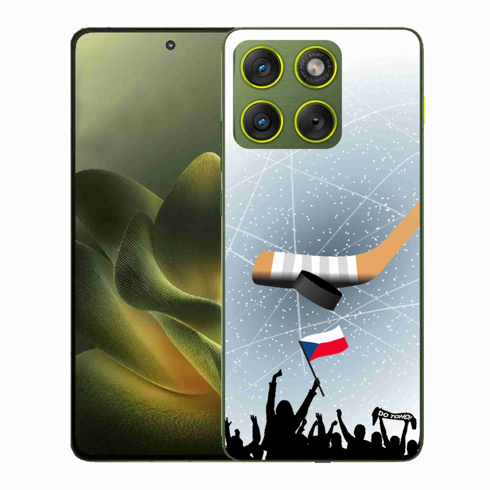 Gelový kryt mmCase na Motorola Edge 70 - fanoušci hokeje