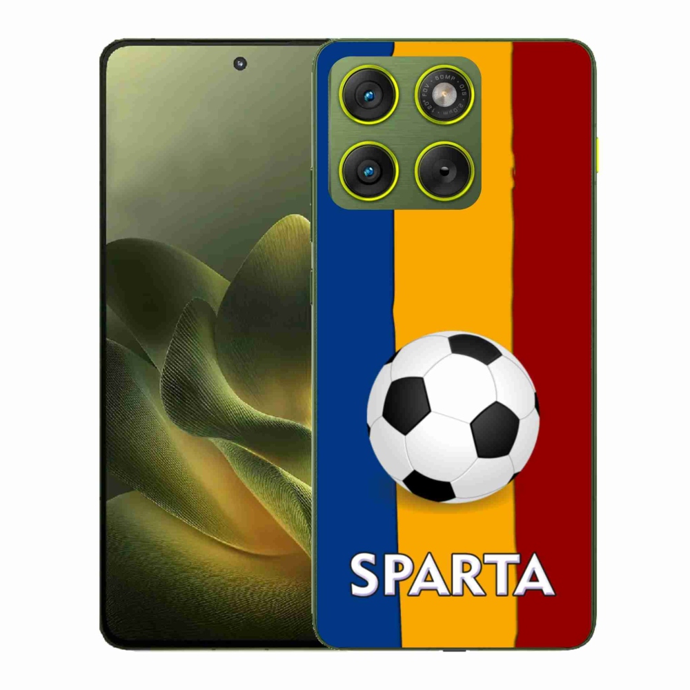 Gelový kryt mmCase na Motorola Edge 70 - fotbal 1
