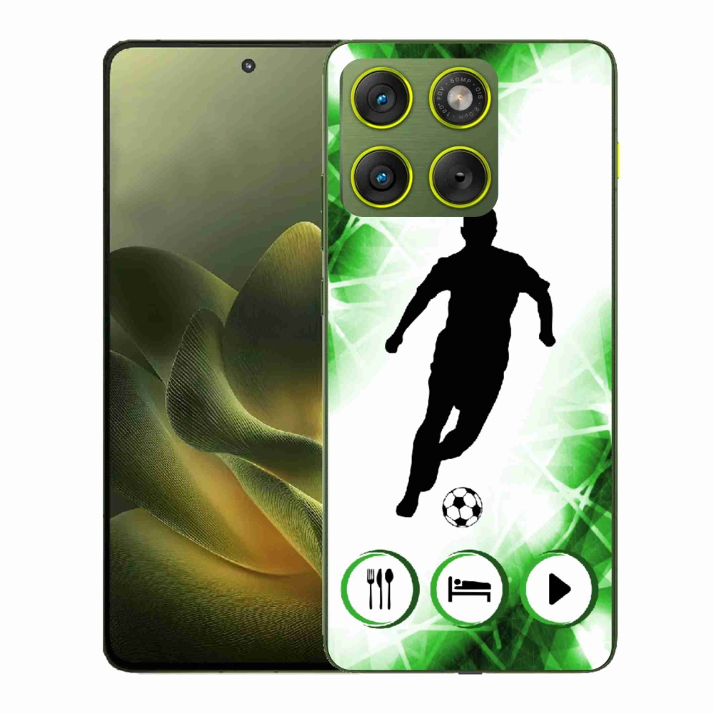 Gelový kryt mmCase na Motorola Edge 70 - fotbalista