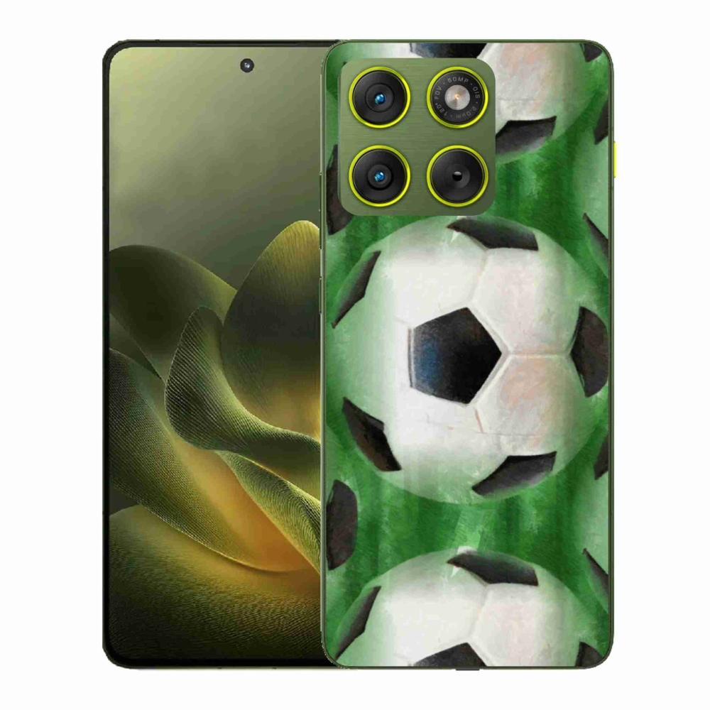 Gelový kryt mmCase na Motorola Edge 70 - fotbalový míč