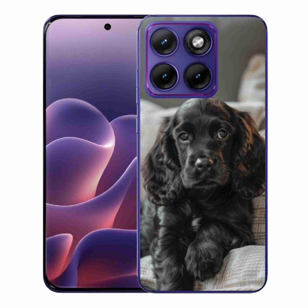 Gelový kryt mmCase na Motorola Edge 70 Fusion - anglický kokršpaněl