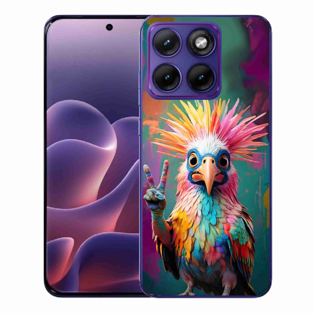 Gelový kryt mmCase na Motorola Edge 70 Fusion - barevný rebel