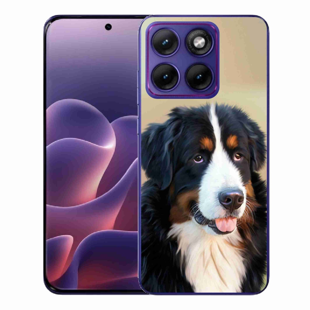 Gelový kryt mmCase na Motorola Edge 70 Fusion - bernský salašnický pes