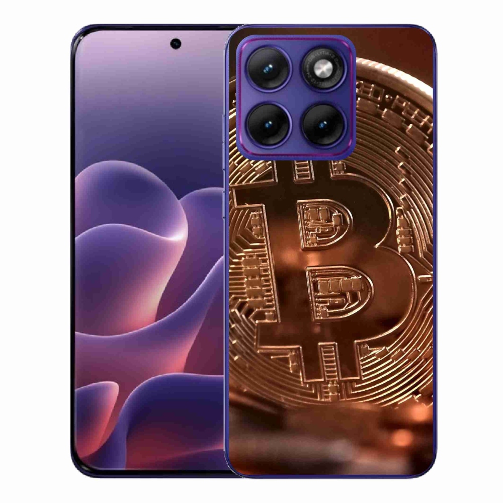 Gelový kryt mmCase na Motorola Edge 70 Fusion - bitcoin