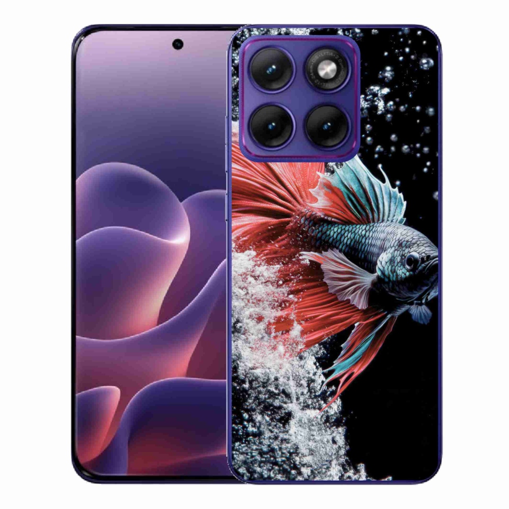 Gelový kryt mmCase na Motorola Edge 70 Fusion - bojovnice pestrá
